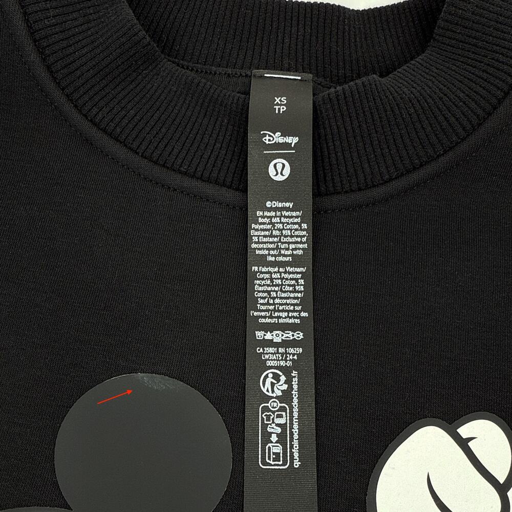 LULULEMON x DISNEY Fleece Oversized Pullover XS - Picture 4 of 8